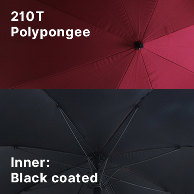 27" Auto-Open Inner Black Coated Quality Golf Big Umbrella 07